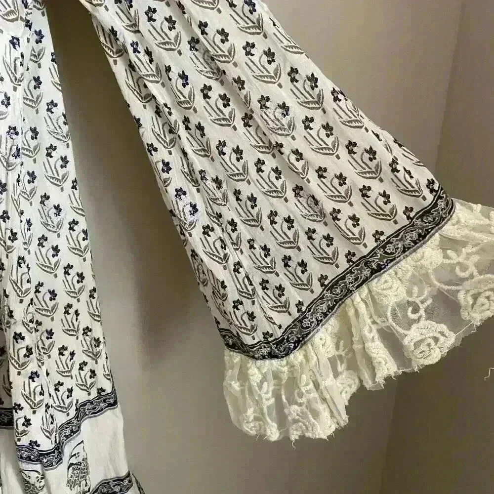 Free People Nomad Child Dress Ivory‎ Size Small